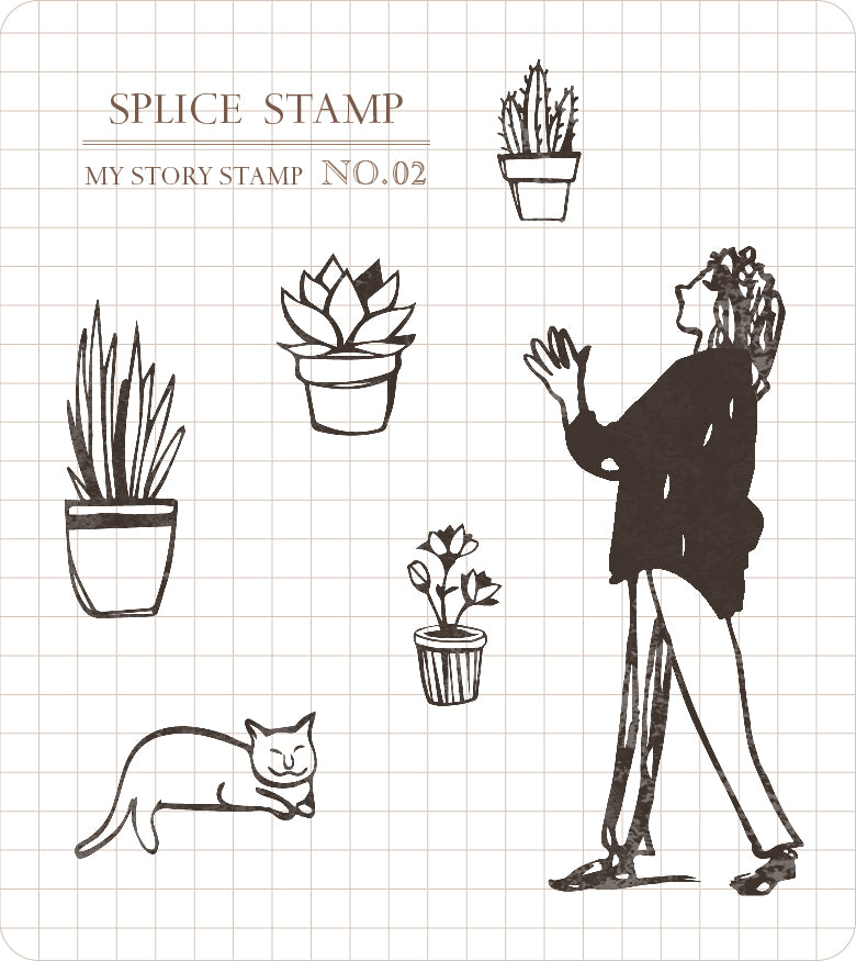 MU LIFESTYLE- clear stamps 4002