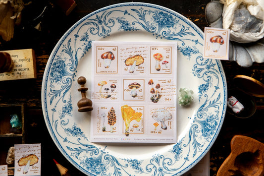 Ours Studio - Mushroom Recipe Stamp Sticker