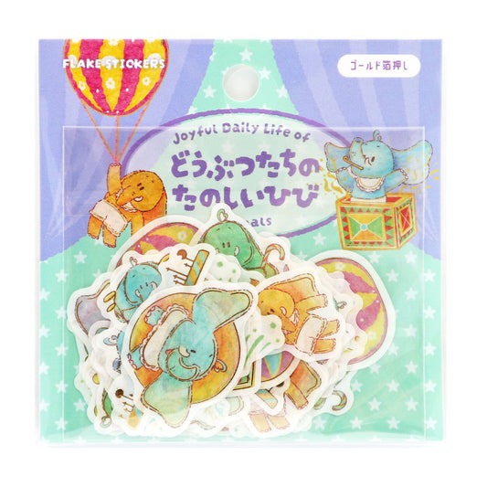 World Craft Fun Animal Flake Stickers Collection