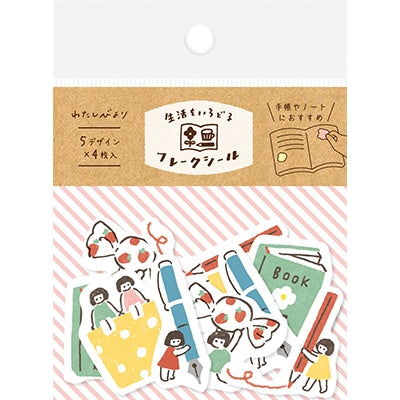 Furukawa Paper Watashibiyori Stickers - Kobito