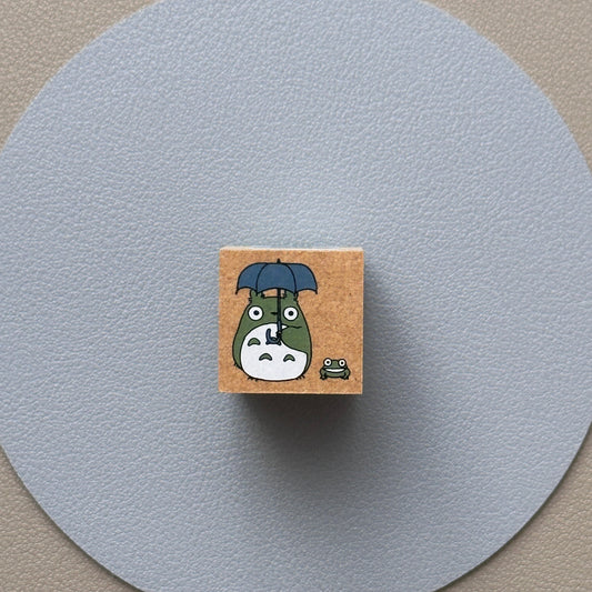 Stamp Ghibli - My Neighbor Totoro wooden stamp in small
