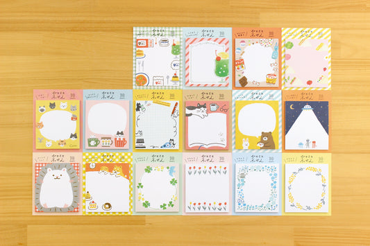Furukawa Paper Watashibiyori Die-Cut Sticky Notes - Helpful Little Dwarves