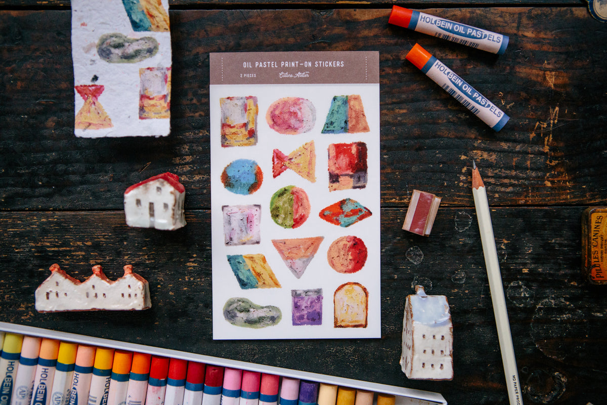 Ours Studio - Oil Pastel Transfer Sticker
