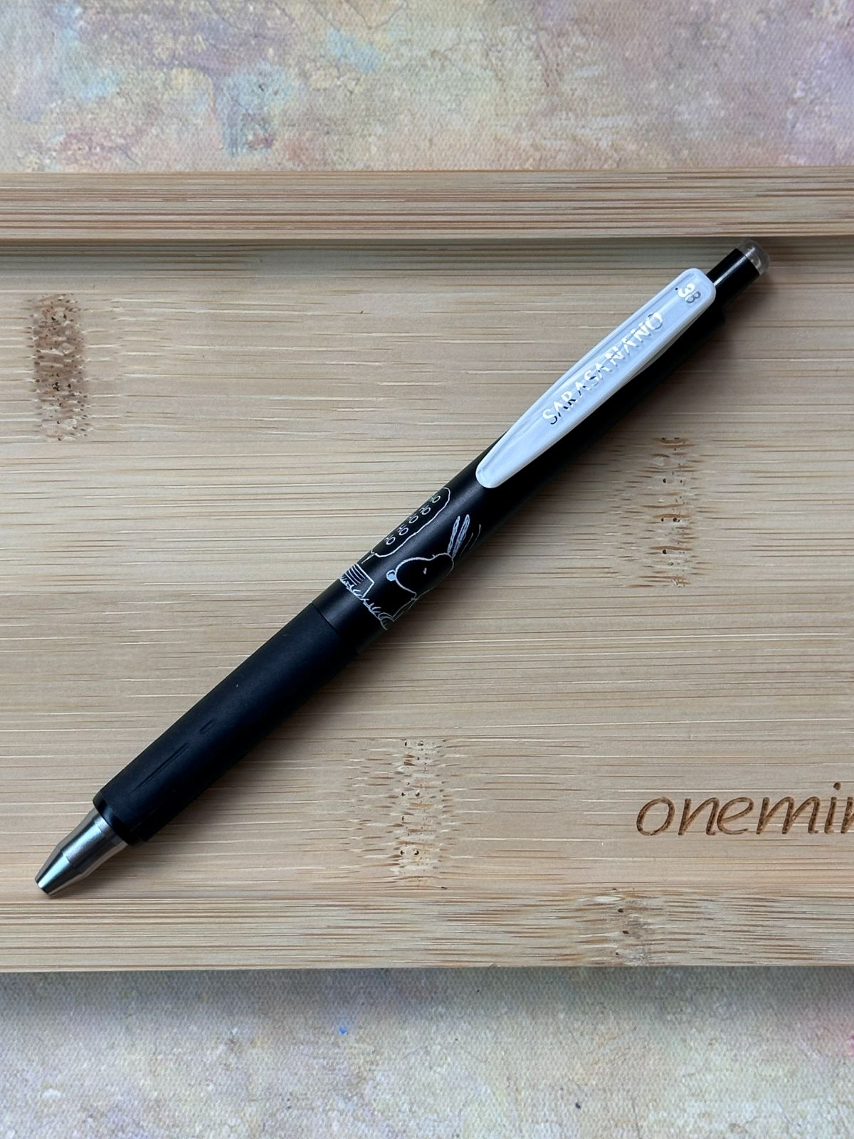 Zebra Sarasa Nano Snoopy Gel Pen — 0.38mm