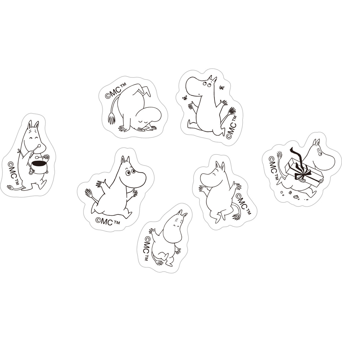 Moomin Face Sheet Stickers