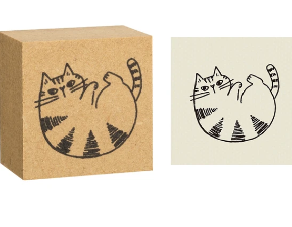 Decole Cat Wooden Stamp