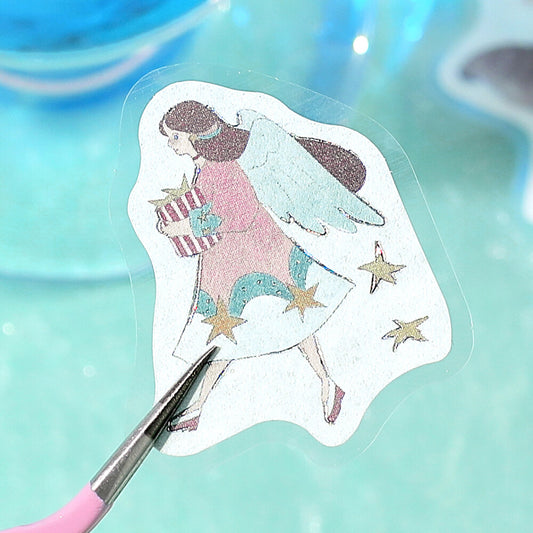BGM Foil-stamped flake sticker - Star Reading