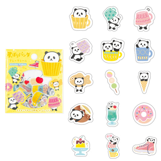 WORLDCRAFT - Panda flake sticker
