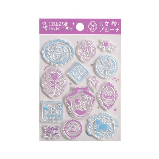 BGM Clear Stamp - Maiden Brooch