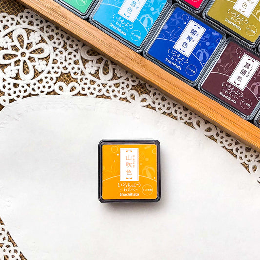 Shachihata Warabe Oil-Based Mini Size Ink Pad Collection