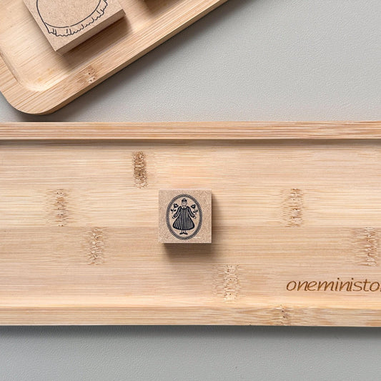 Stamp Marché Wooden Stamp Collection - Brooch