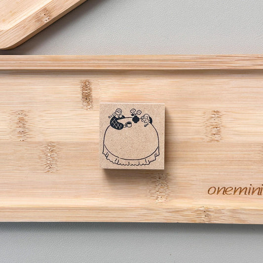 Stamp Marché Wooden Stamp (L) Message Stamp