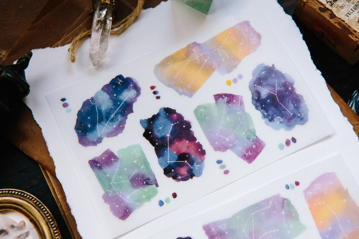 Ours Studio - Zodiacs & Bubbles Transfer Sticker