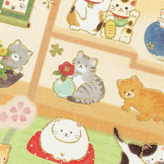NB Japanese-style Sticker - Cat or Dog