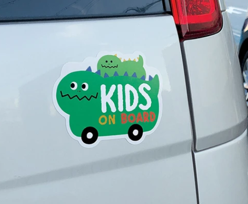Decole Baby on Board Car Magnet