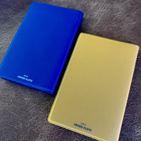 Eric Pocket Log Notebook INK BOTTLE Blue/Orange