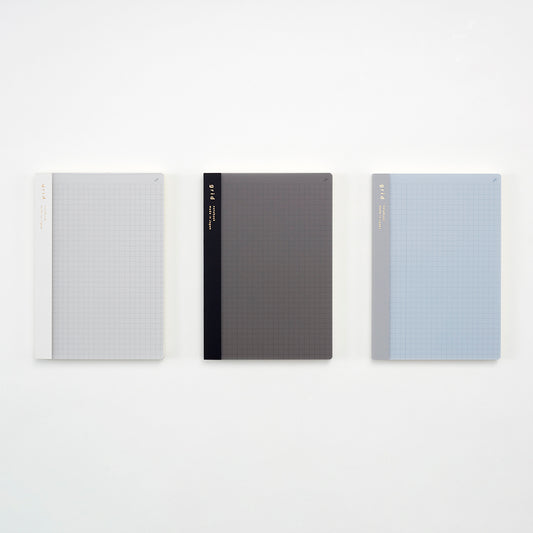 Daigo Notebook A5 Grid/Plain with scratch-resistant cover