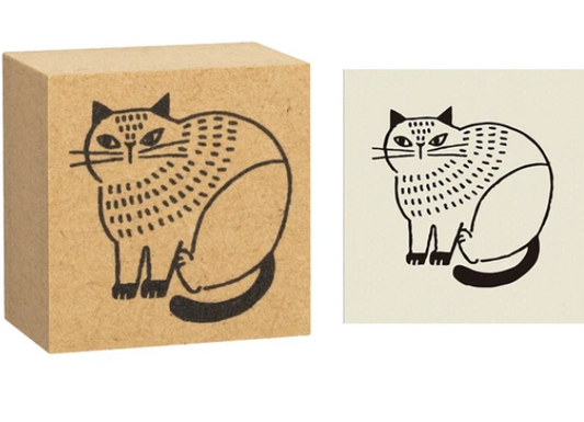 Decole Cat Wooden Stamp