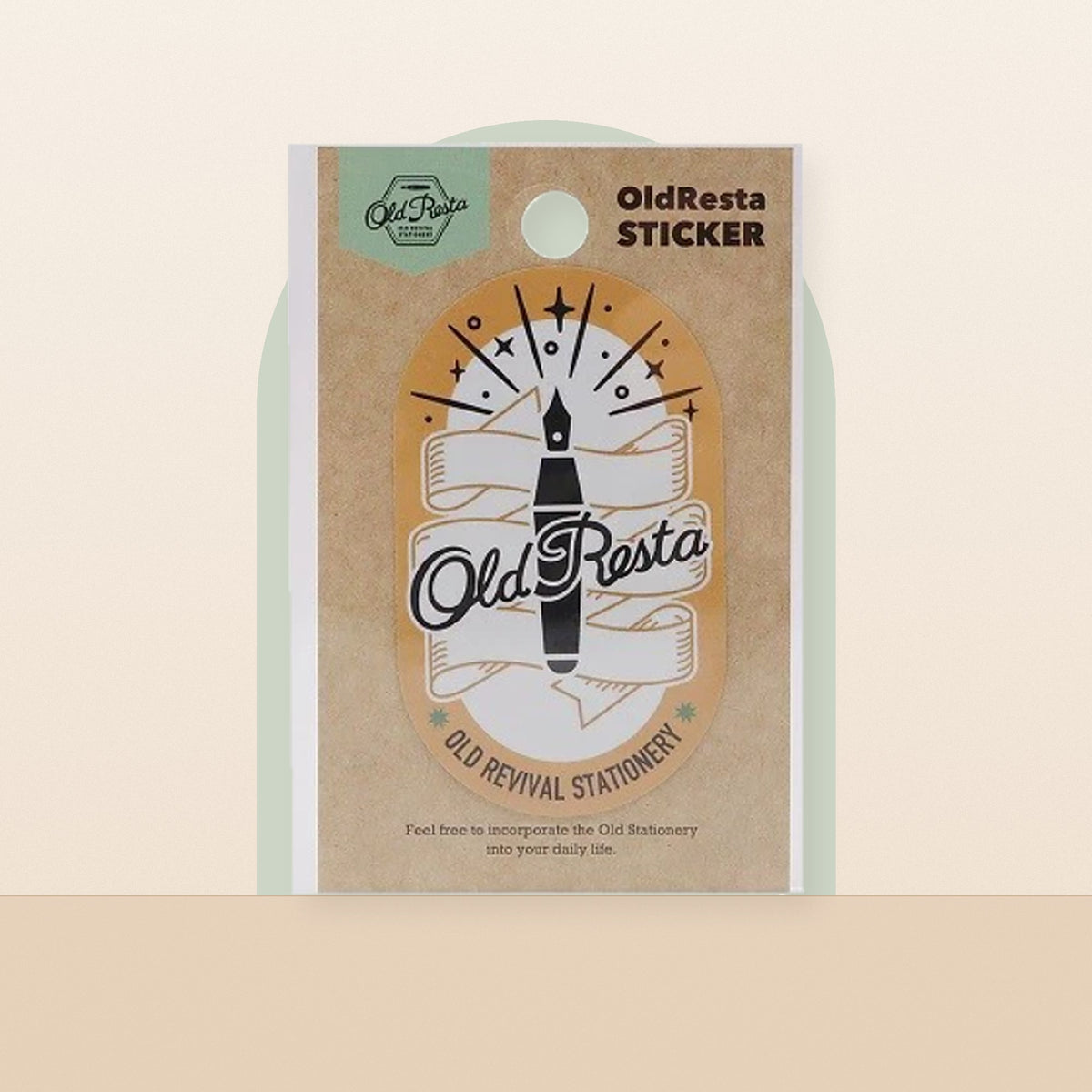 OldResta Retro Stationery Sticker