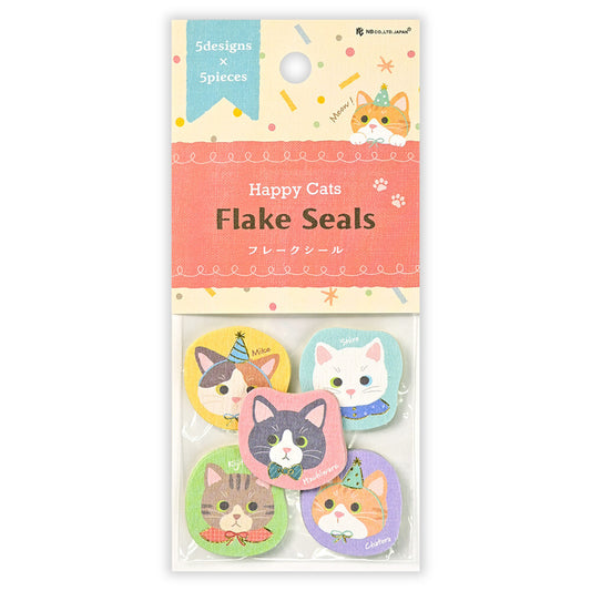 NB Flake stickers - Happy