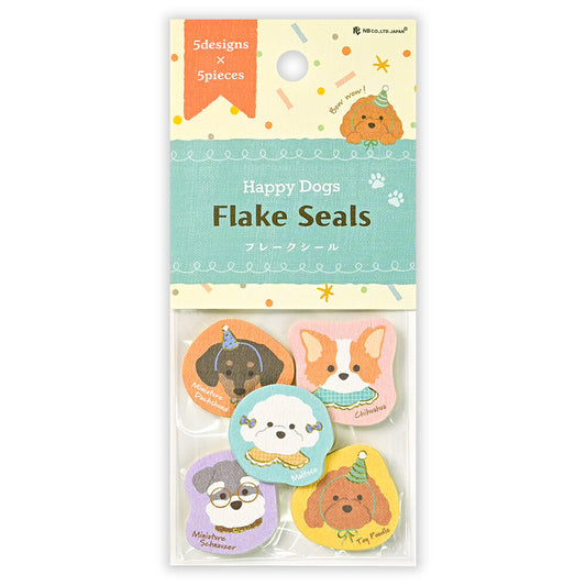 NB Flake stickers - Happy
