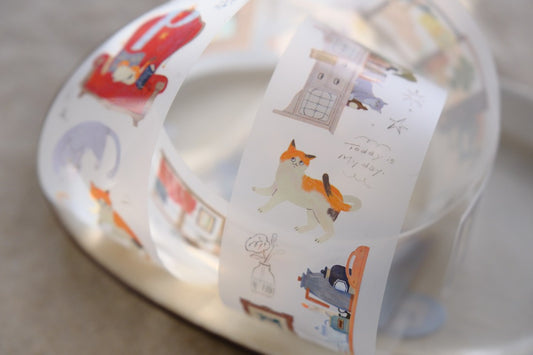 Ours Studio - Life With Cats PET Tape