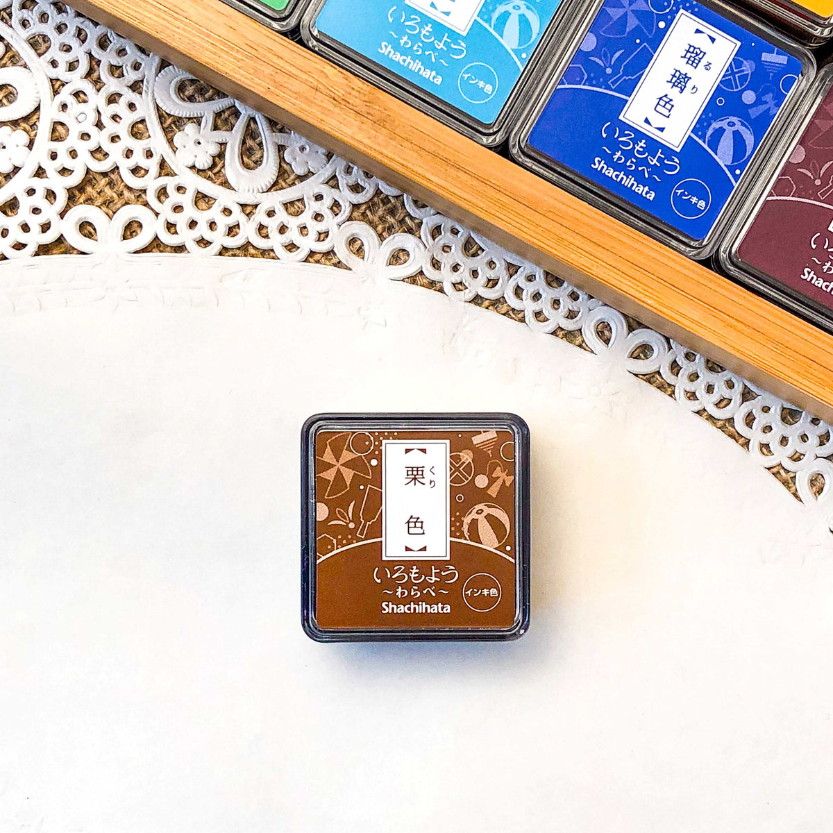 Shachihata Warabe Oil-Based Mini Size Ink Pad Collection