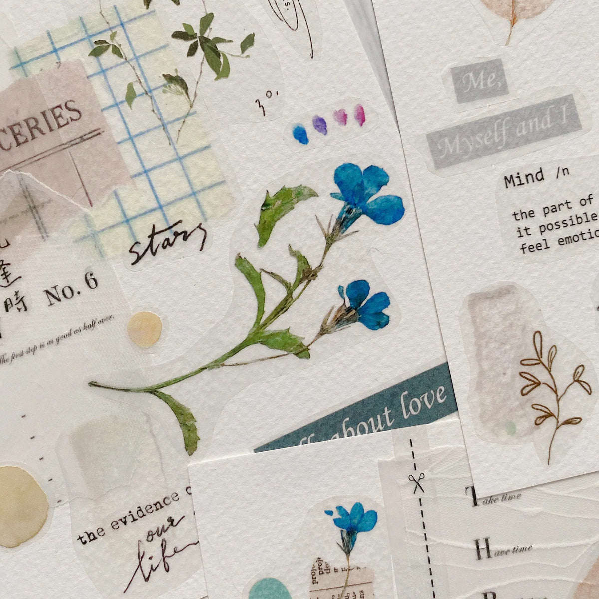 Shiwu Studio Collage 05 Matte PET Tape