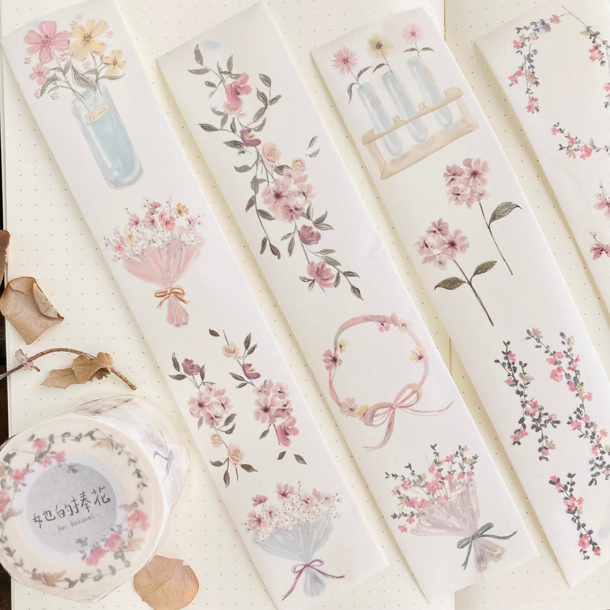 Deer Forest Her Bouquet Washi Tape