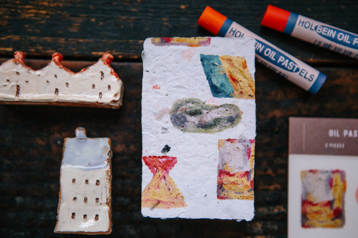 Ours Studio - Oil Pastel Transfer Sticker