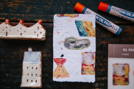 Ours Studio - Oil Pastel Transfer Sticker