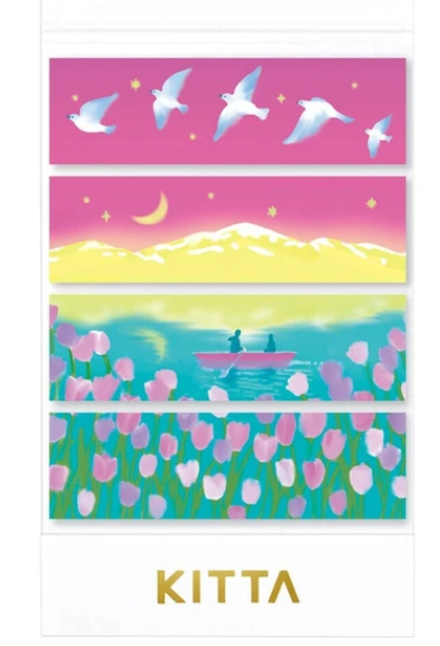 KITTA Masking Tape Sticker Collection
