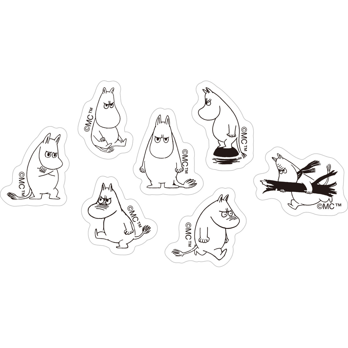 Moomin Face Sheet Stickers