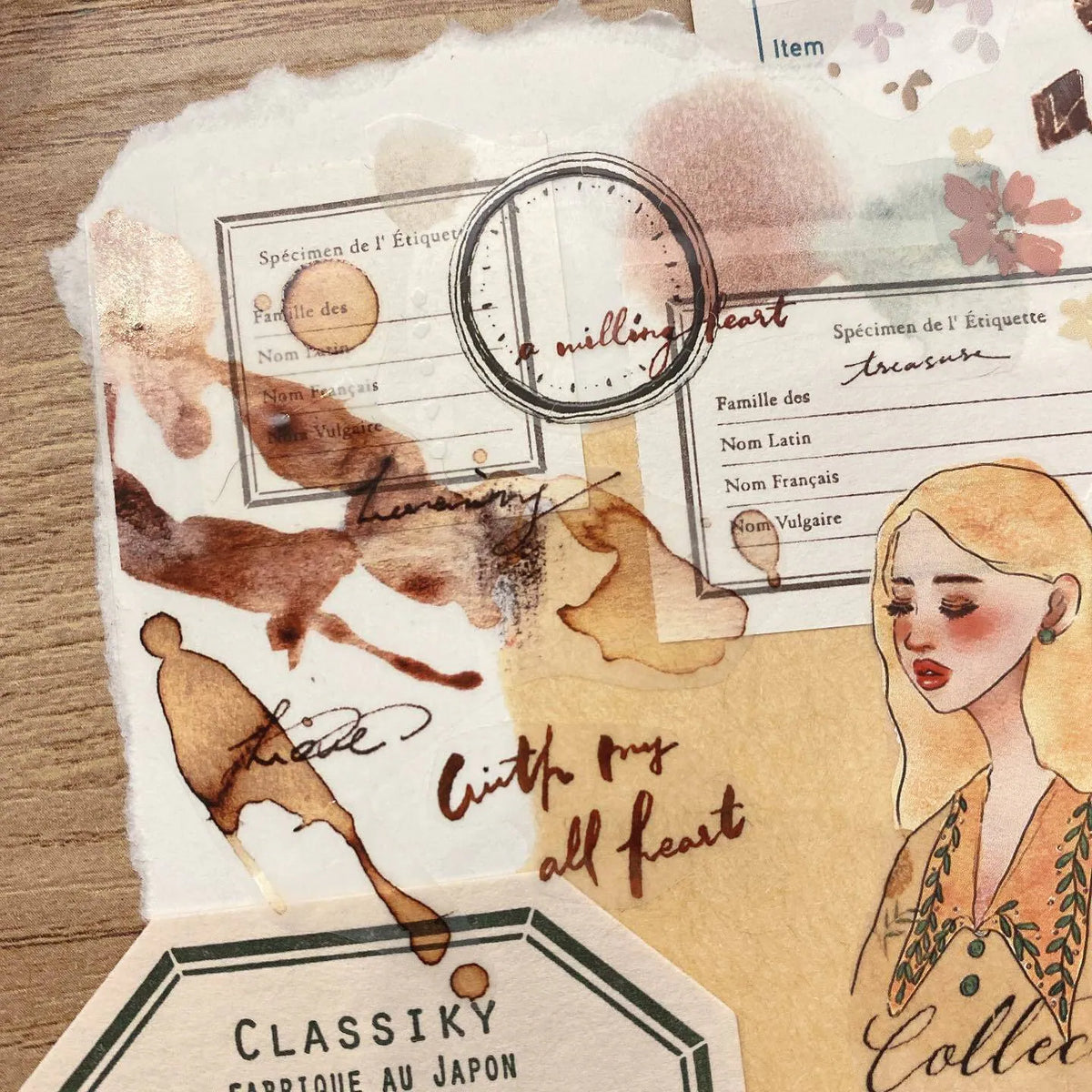Shiwu Studio Love Cocoa Matte PET tape