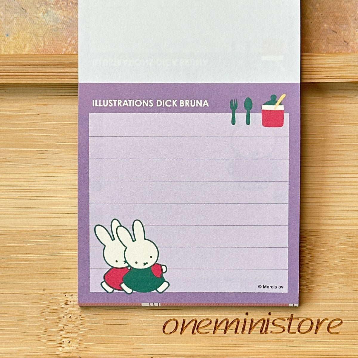 Miffy Square Memo Pad with Sticker Sheet