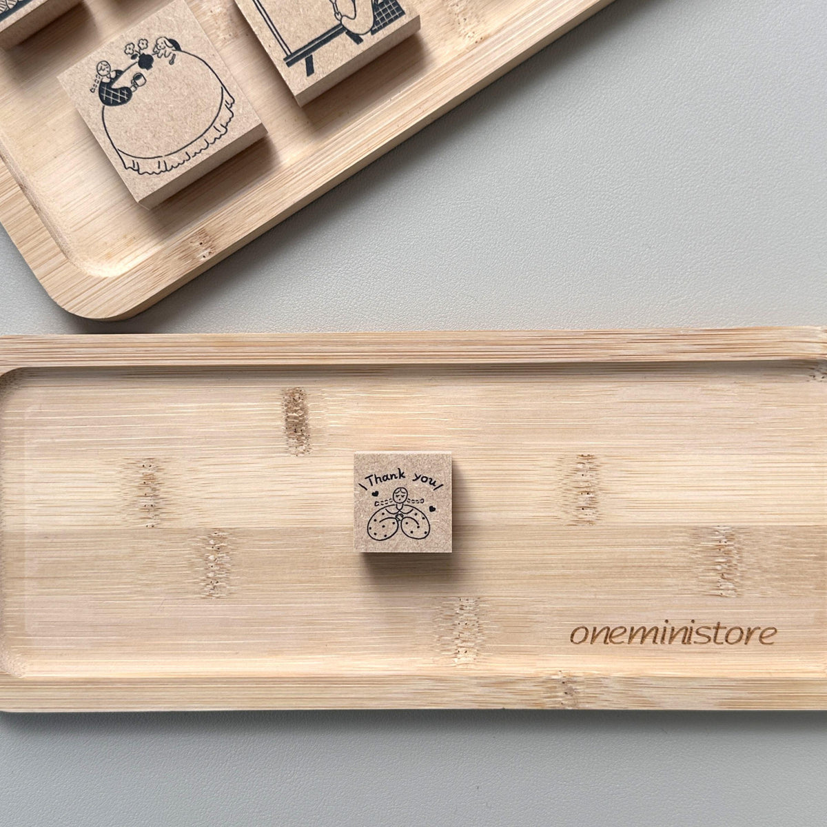 Stamp Marché Wooden Stamp Collection -Message