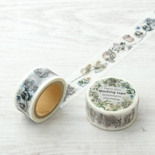 LINCHIANING masking tape vintage floral 20mmx7m