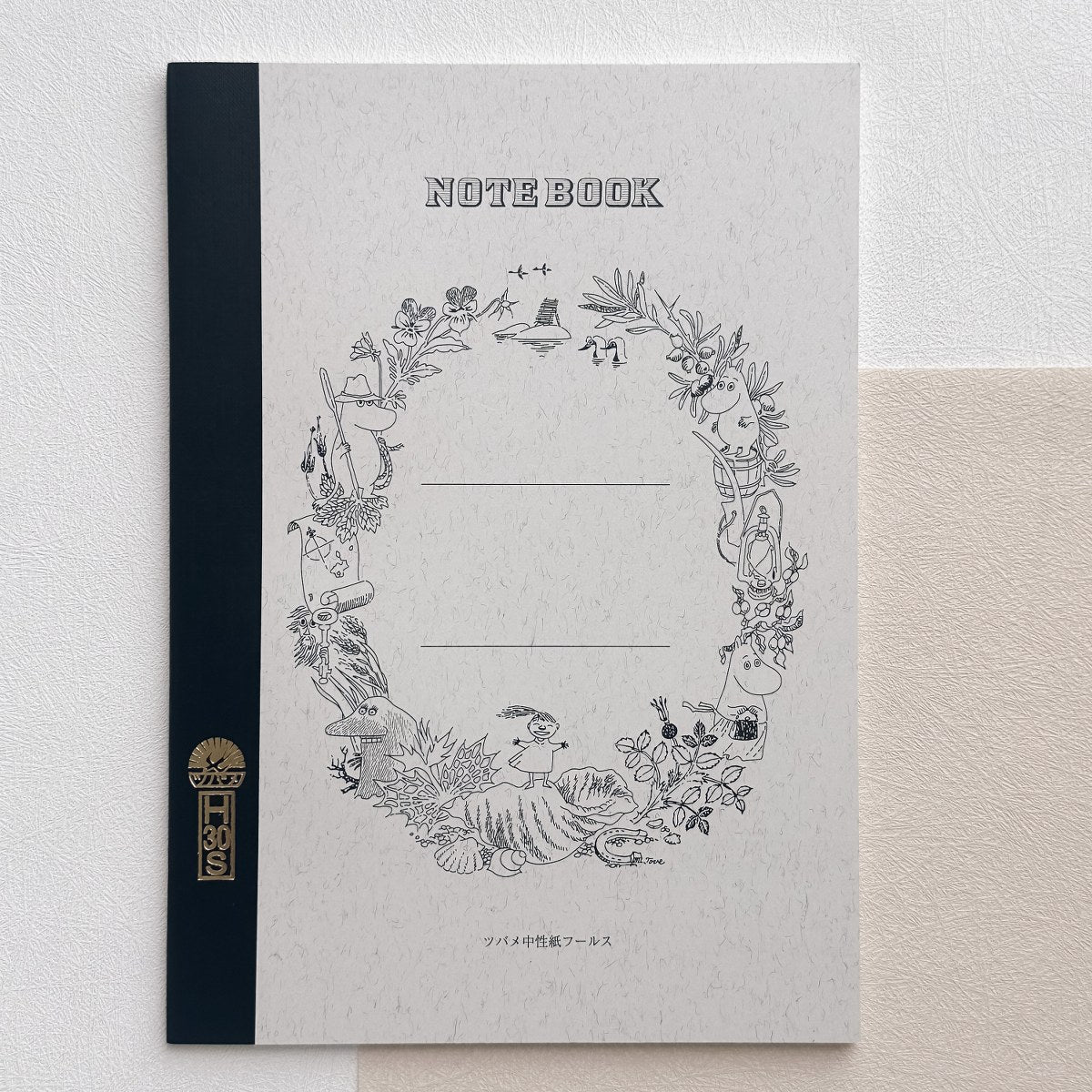Tsubame Note x Moomin A5 ruled notebook