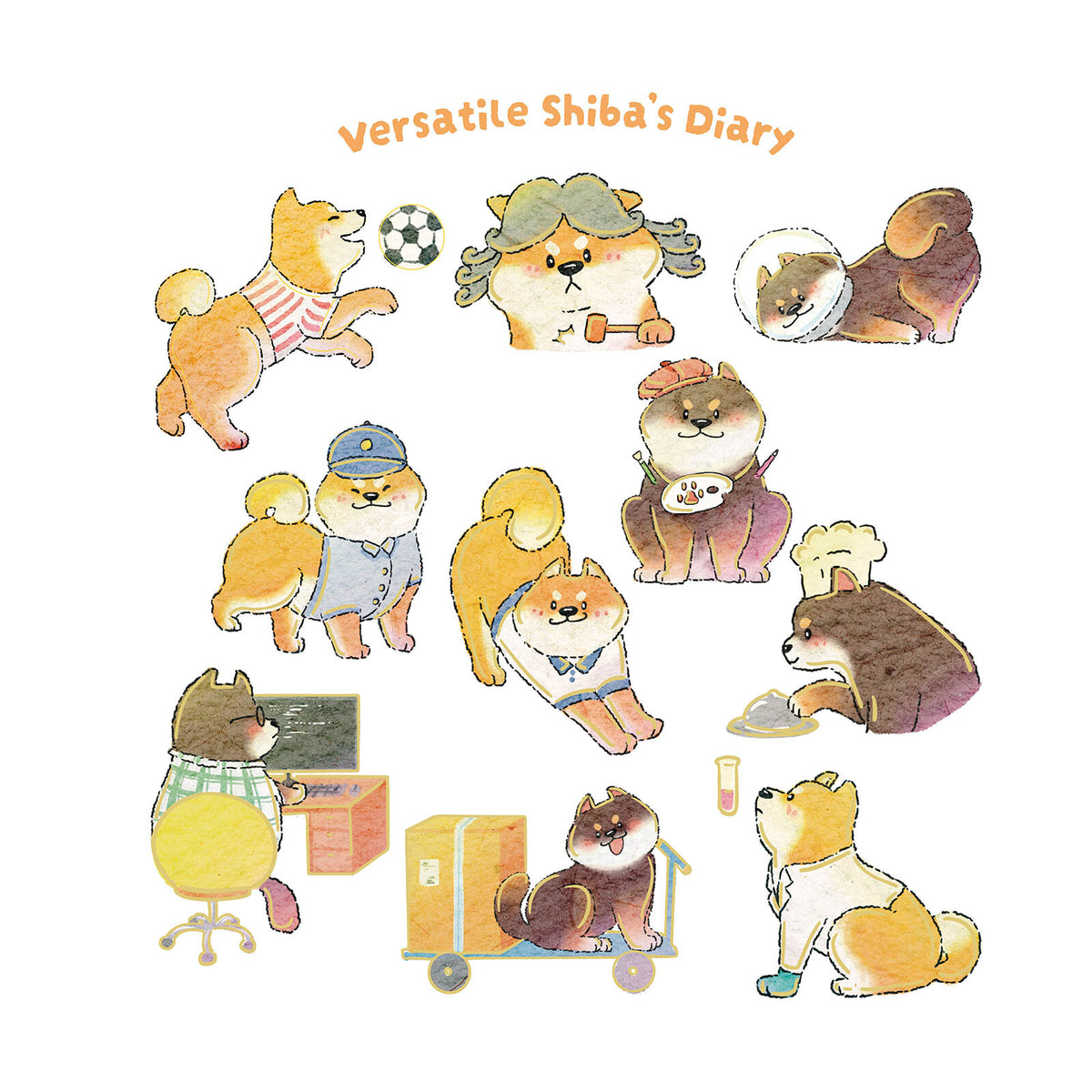 World Craft Fun Animal Flake Stickers Collection