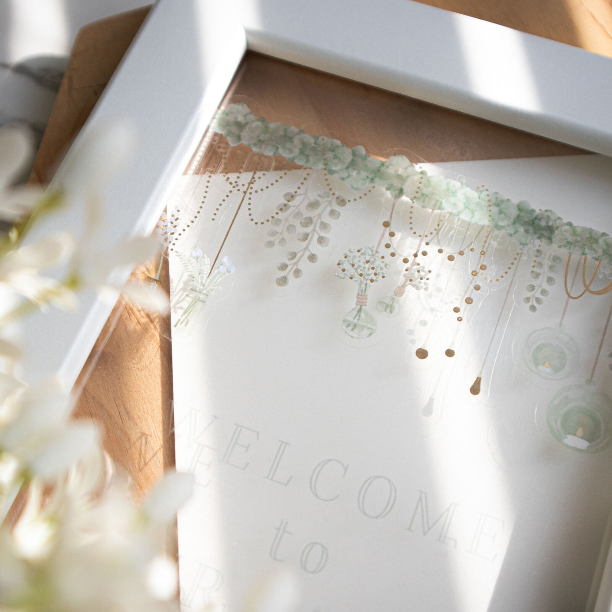 World Craft Glitter Clear Stickers Collection 2