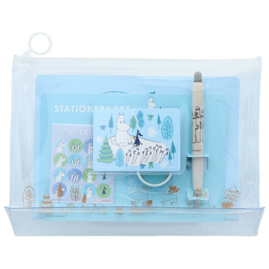 Moomin Stationery Set Friends - blue