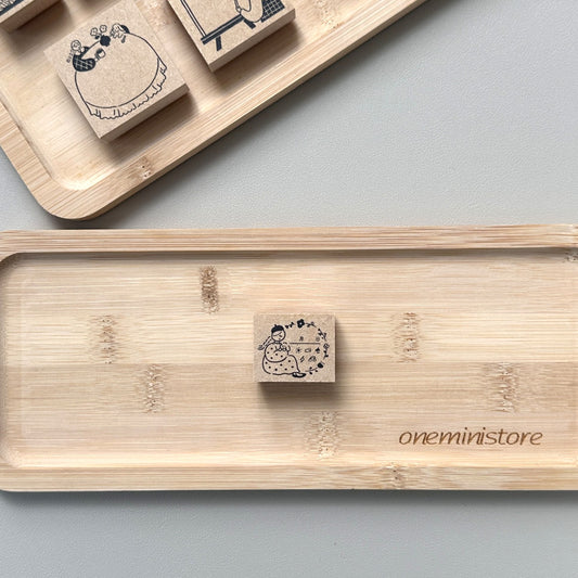 Stamp Marché Wooden Stamp Collection -Date & Weather