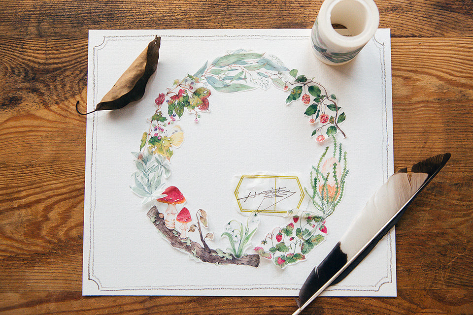Ours Studio - Wild wreath 2 washi tape