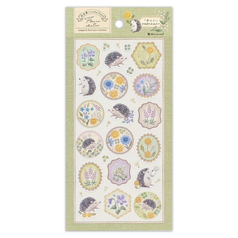 NB Co. Large Sticker - Fleur et Chance Plaisir