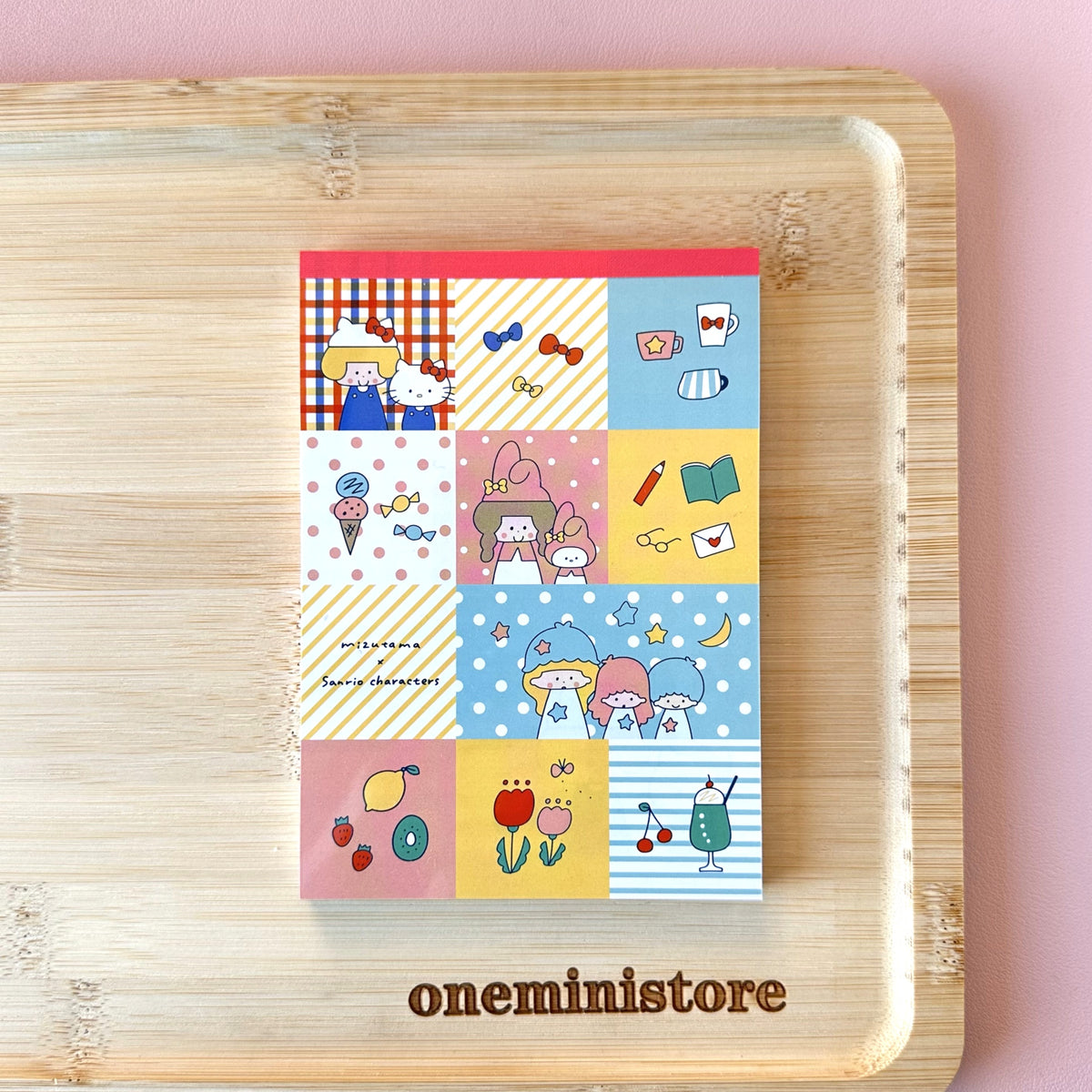 mizutama x Sanrio Collection - A6 Memo Pad