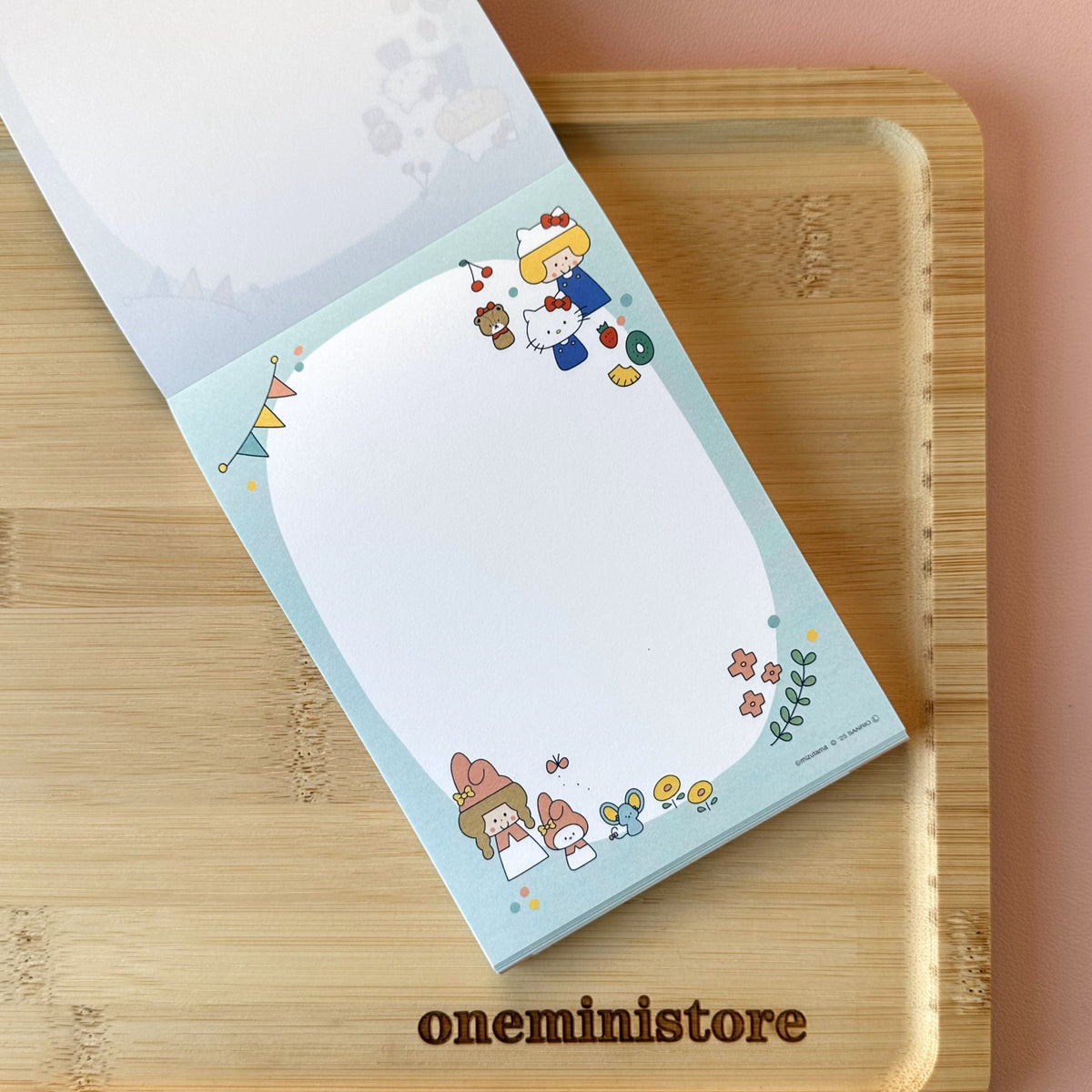 mizutama x Sanrio Collection - A6 Memo Pad