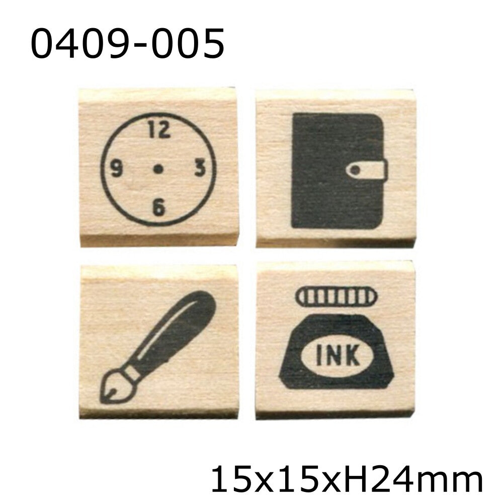 Notebook Stamp Section 4-piece mini stamp set