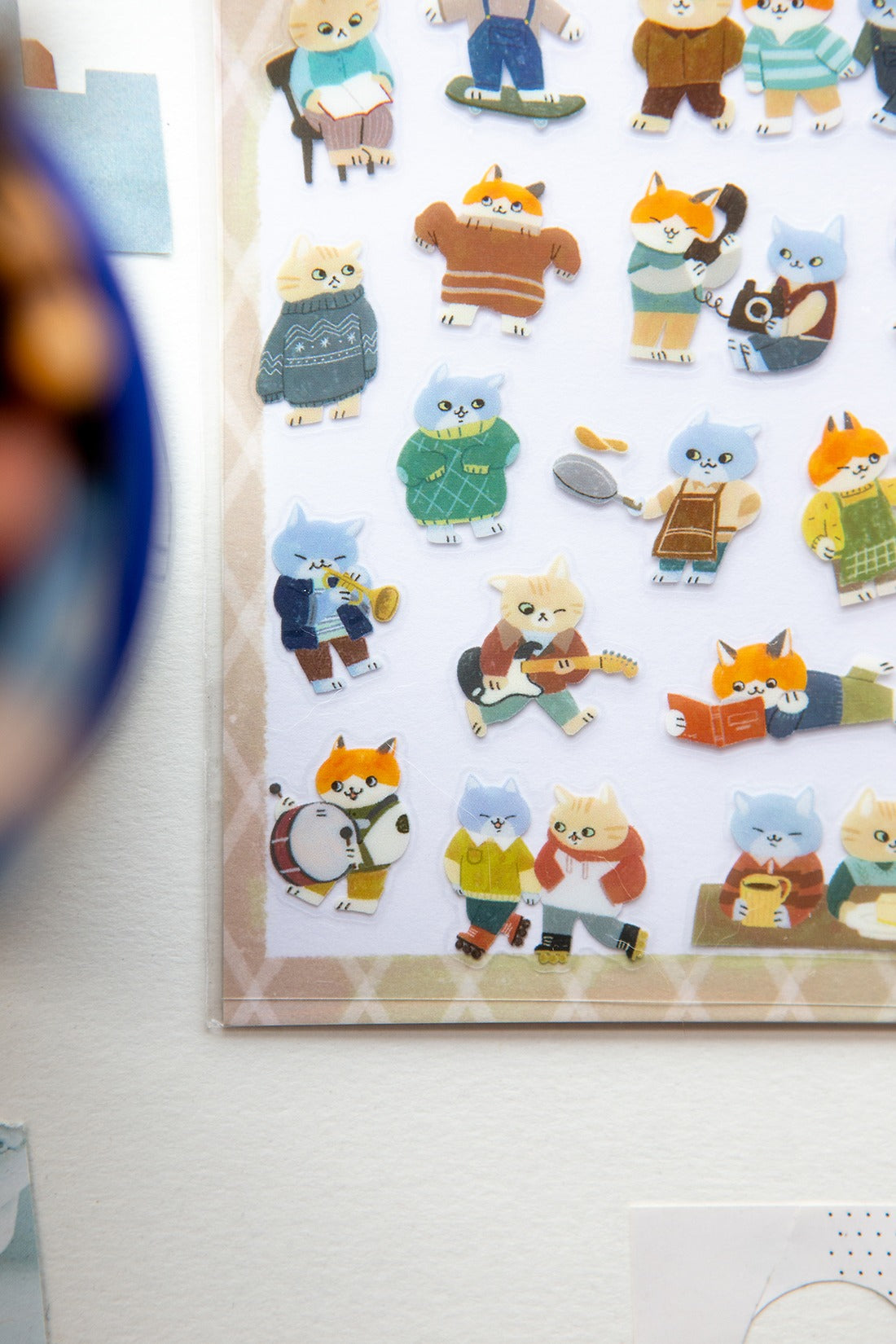 Ours Studio -Cats Gathering Sticker