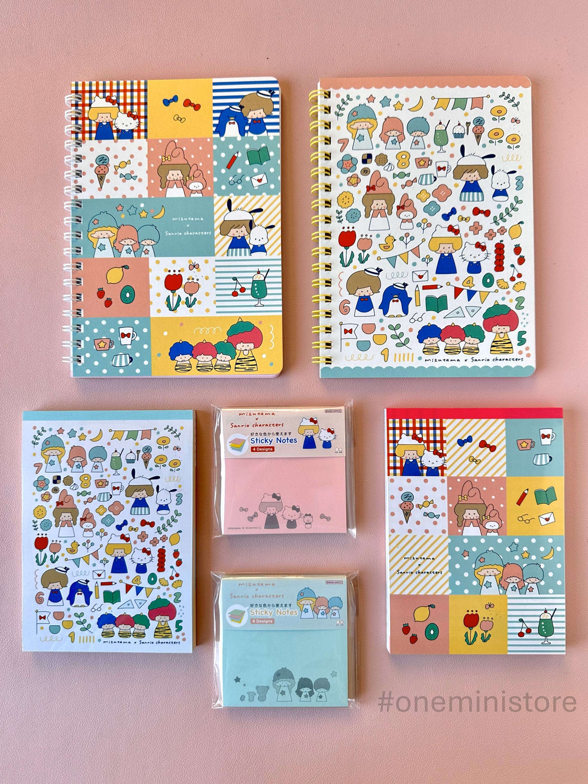 mizutama x Sanrio Collection -Sticky Note
