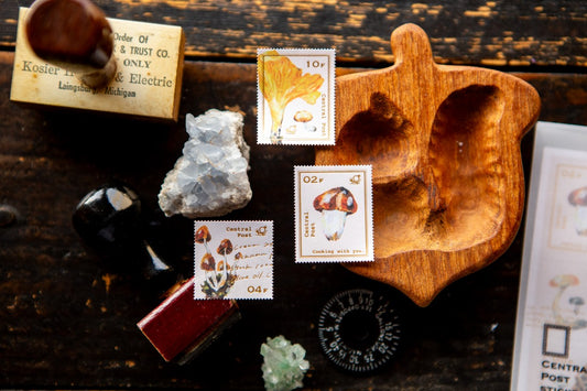 Ours Studio - Mushroom Recipe Stamp Sticker